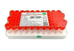 Mini Tubos Labor Import Seco Com Ativador 0,5ml C/50 Unidades