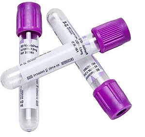 Tubo BD Vacutainer® EDTA K2 04ml Ref 360057 C/100 Unidades