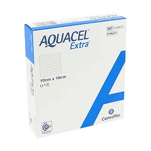 Curativo Aquacel® Extra™ 10cm X 10cm Unidade Convatec