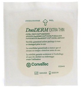 Curativo Hidrocoloide DuoDerm Extra Fino 10cm X 10cm Convatec