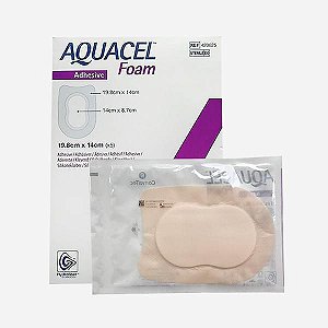 Curativo Aquacel Foam Adesivo 19,8cm X 14cm Unidade Convatec