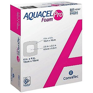 Curativo Aquacel Foam Pro 10cm X 10cm Caixa C/10 Convatec