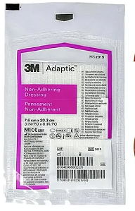 Curativo Adaptic 7,6 x 20,3cm Malha Não Aderente Unidade Systagenix