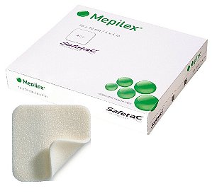 Curativo Cobertura Espuma Mepilex 10x10cm Molnlycke