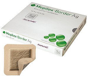 Curativo Mepilex Border AG 7,5x7,5cm Molnlycke
