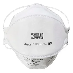 Máscara Respirador Aura Hospitalar 9360H+BR Unidade 3M