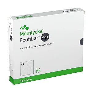 Curativo Exufiber AG+ 15x15cm Molnlycke