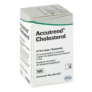 Tiras Accutrend Colesterol Roche C/25
