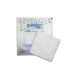 Curativo de Alginato de Cálcio e Sódio 10cm X 10cm Curatec