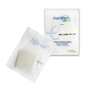 Curativo Gaze Antimicrobiano com PHMB 10x10 C/2 Uni Curatec