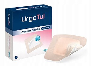 Curativo Urgo Tul Absorb Border 15x15cm Unidade Urgo Medical
