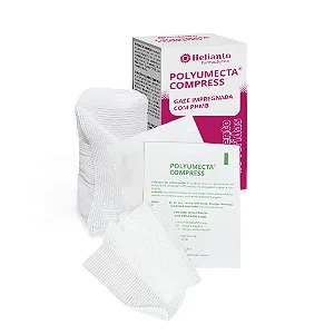 Gaze Impregnada Com PHMB Polyumecta Compress 7,5cm x 20,3m C/5 Uni Helianto