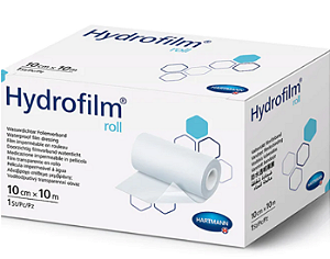 Curativo Hydrofilm Transparente Rolo 10cm X 10m Unidade Hartmann
