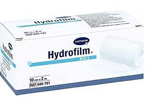 Curativo Hydrofilm Transparente Rolo 10cm X 2m Unidade Hartmann