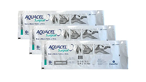 Curativo Aquacel® Ag Surgical 09x35cm Unidade Convatec