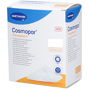 Curativo Filme Transparente Compressa Absorvente Cosmopor 10x25cm Unidade Hartmann