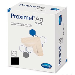 Curativo Espuma Proximel Dressing Com Prata 10cm x 10cm Unidade Hartmann