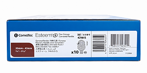 Bolsa De Colostomia Esteem+ Flex Convexa V1 20-43mm Opaca Recortável C/10 Convatec
