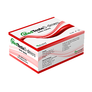 Teste Rápido D-Dímero Cx C/10 MedTeste Medlevensohn
