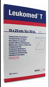 Curativo Filme Transparente Leukomed® T 15cm x 25cm Unidade Leukoplast®