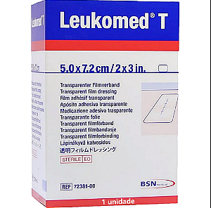 Curativo Filme Transparente Leukomed® T 5cm x 7,2cm Unidade Leukoplast®
