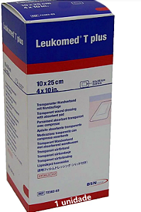 Curativo Filme Transparente Leukomed® T Plus 10cm x 25cm Unidade Leukoplast®