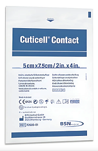 Curativo de Silicone Cuticell Contact 5cm x 7,5cm BSN Essity