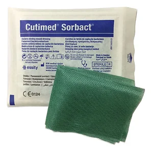 Curativo Antimicrobiano Cutimed Sorbact Swabs 7,0cm x 9,0cm Essity