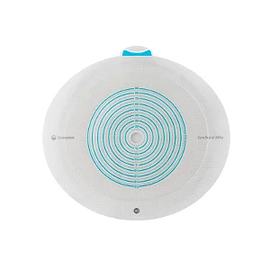 Placa de Colostomia SenSura Mio Max Base Adesiva Flex Plana 90mm Recortável 10-88mm - C/10 Coloplast