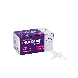 Agulha Gengival 27G Longa Procare  C/100 Unidades