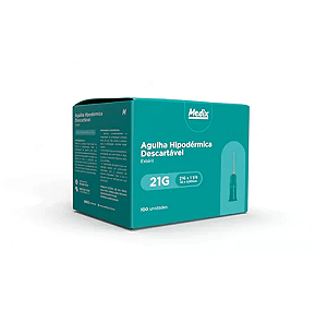 Agulha Hipodérmica Medix 30 X 0,80mm C/100 Unidades