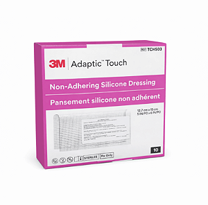 Curativo Adaptic Touch 7,6cm x 5,0cm Malha Não Aderente  em Silicone Systagenix