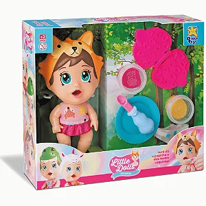 Boneca Litte Dolls Bichinhos - Come e Faz Caquinha