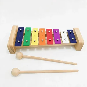 Xilofone Infantil 8 Notas PHX XL8-3 com Baquetas
