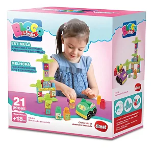 Blocos de Montar Blocolândia Encantada 21 Peças