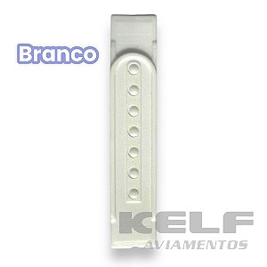 Regulador Plástico para boné 1 pino Cor Branco 1000un P13B
