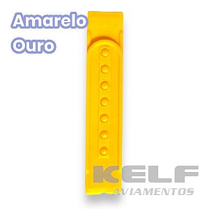 Regulador Plástico para boné 1 pino  - Amarelo Ouro