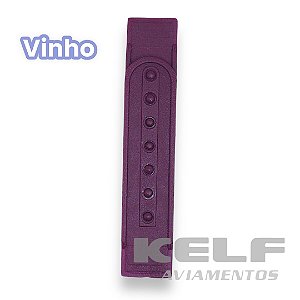 Regulador Plástico para boné 1 pino  - Vinho