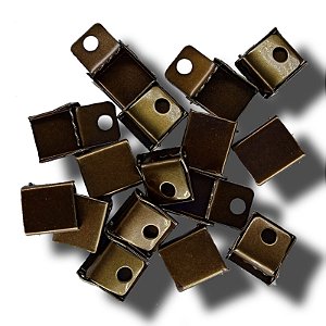 Fivela Lisa 16mm (milheiro) - Ouro Velho