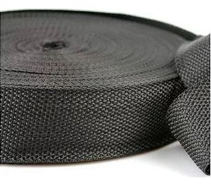 Fita Pp 20mm De Largura -- Preto - Rolo Com 25mts
