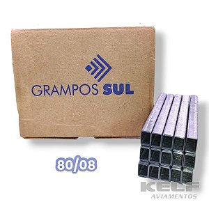 Grampos 80/08 caixa com 21.000
