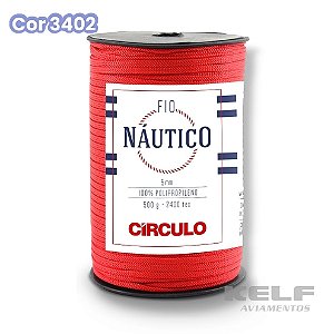 Fio Náutico 5mm - Cor Vermelho Círculo 3402