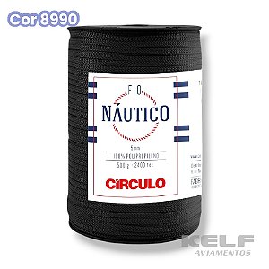 Fio Náutico 5mm - Cor Preto 8990
