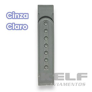 Regulador Plástico para boné 1 pino  - Cinza Claro