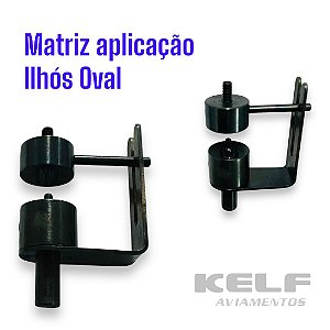 Matriz Aplicação Ilhós Oval 17mm (mod. Redonda) P06C