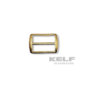 Passante B0068 Baulado 18mm - Cor Dourado 1.000un