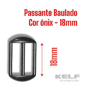 Passante Baulado 18mm Cn P11A - Cor Onix 1.000un