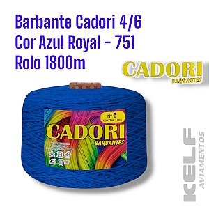 Barbante Cadori 4/6 - Azul Royal 751 1800m