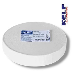 Elastico 30mm Liso Jaragua - Cor Cru 25mts Rolo