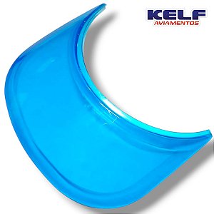 Aba Translúcida para Boné ou Viseira - Cor Azul Oceano